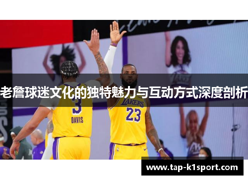 老詹球迷文化的独特魅力与互动方式深度剖析